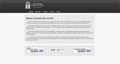 Desktop Screenshot of maison-arc-en-ciel.org