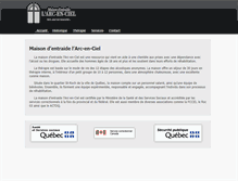 Tablet Screenshot of maison-arc-en-ciel.org